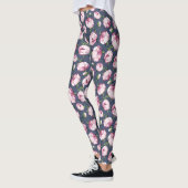 collants floraux pivoine (Gauche)