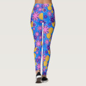 Collants floraux rose et jaune (Dos)