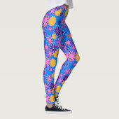 Collants floraux rose et jaune (Droite)