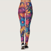Collants Floraux Vibrants (Dos)