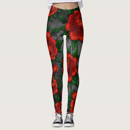 Collants floraux vintage (Devant)