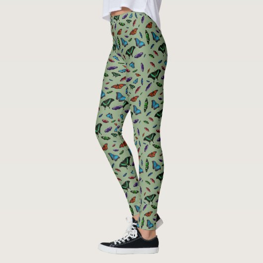 Collants Flutterbies (Vert Clair) (Gauche)