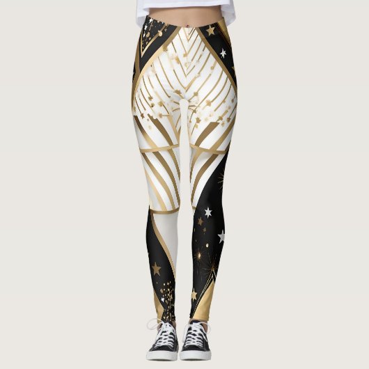 collants formes géométriques de noël (Devant)