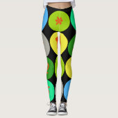 Collants funky de maths fous (Devant)