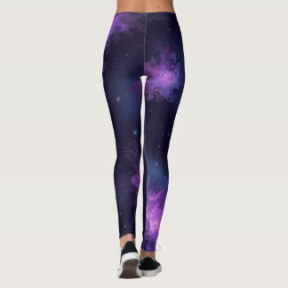 Collants Galaxie Cosmique Sans Couture Nébuleuse É