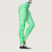 Collants gras à rayures à pois funky (Droite)