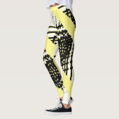 Collants gras à rayures pois funky (Gauche)