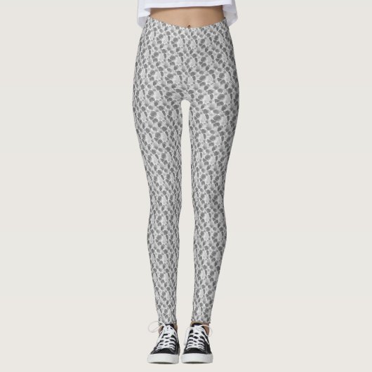 Collants gris abstraits  (Devant)
