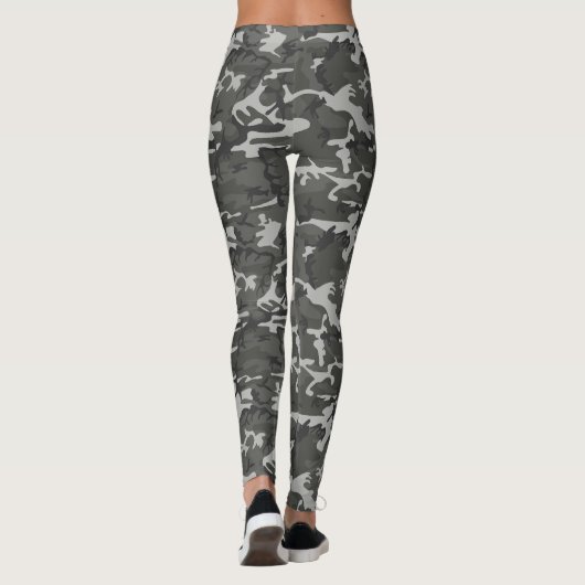 Collants gris et noirs de Camo (Dos)
