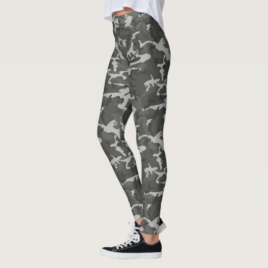 Collants gris et noirs de Camo (Gauche)