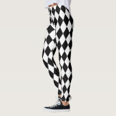 Collants Harlequin Noir & Blanc (Gauche)
