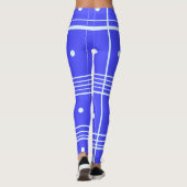 Collants imprimés bleus (Dos)