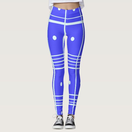 Collants imprimés bleus (Devant)