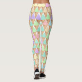 Collants imprimés crème glacée pastel de printemps (Dos)