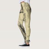 Collants imprimés d'anatomie (Gauche)