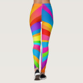 Collants imprimés de rayons de soleil pour femmes (Dos)