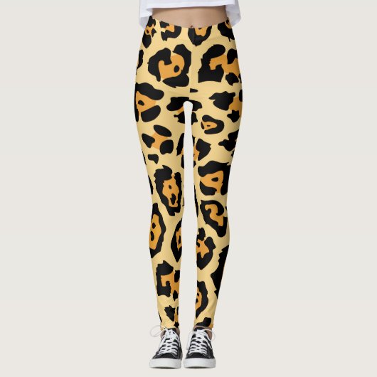 collants imprimés jaguar (Devant)