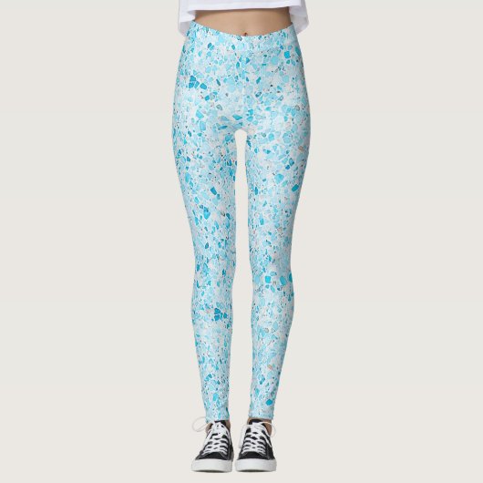 Collants imprimés Terrazzo – Style Moderne (Devant)