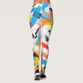 Collants Inspirants avec Éclaboussure de Couleur (Dos)