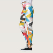 Collants Inspirants avec Éclaboussure de Couleur (Gauche)