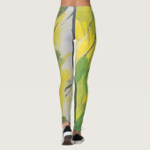 Collants jaune vert (Dos)