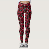 Collants Léopard Rouge (Devant)