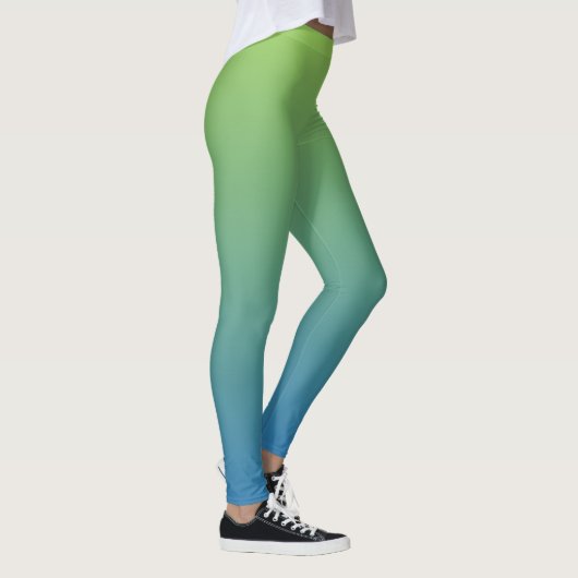 Collants Lime - Dégradé Bleu (Droite)