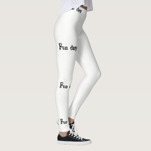 Collants longs blancs amusants journée (Droite)