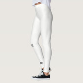 Collants longs blancs amusants journée (Gauche)