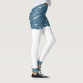 Collants longs blancs et bleus (Droite)