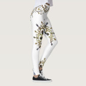 collants longs bleu or blanc (Droite)