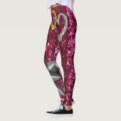 collants longs en or argent rose (Gauche)
