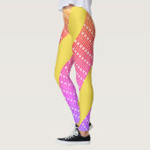 Collants longs jaune pastel rose (Gauche)