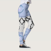 collants longs noirs bleus adolescent (Droite)