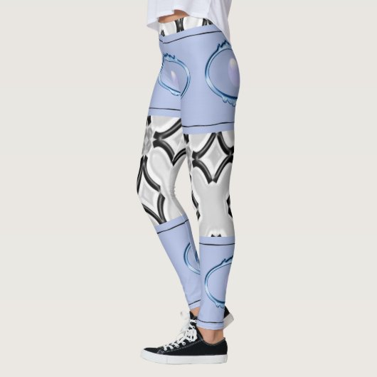 collants longs noirs bleus adolescent (Gauche)