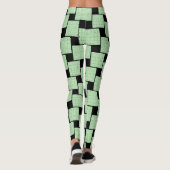 Collants longs noirs et verts (Dos)