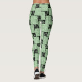 Collants longs noirs et verts (Dos)