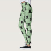 Collants longs noirs et verts (Gauche)