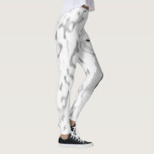Collants longs ours polaire blanc (Droite)