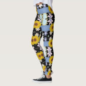 Collants longs pour dames floraux (Gauche)