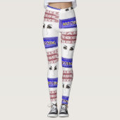 collants longs pour femmes blanches (Devant)