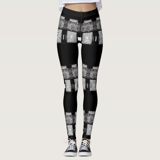 collants longs pour femmes blanches (Devant)