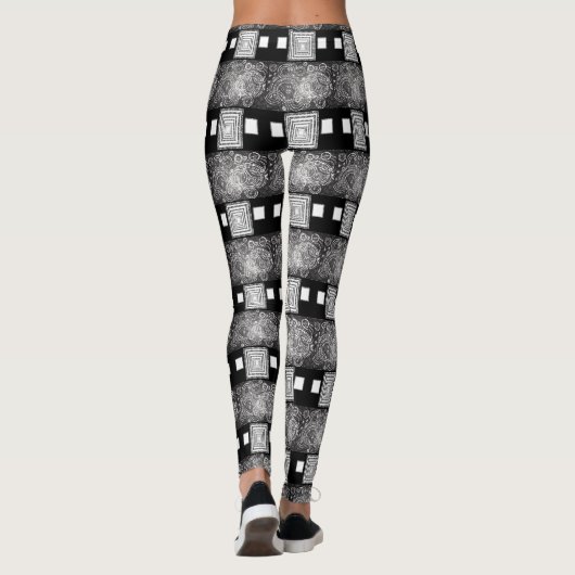 collants longs pour femmes blanches (Dos)