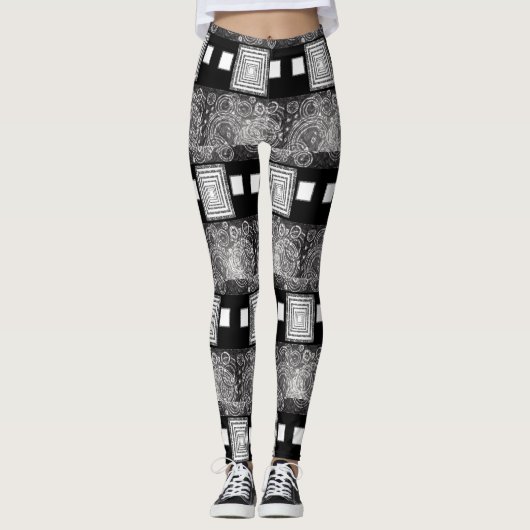 collants longs pour femmes blanches (Devant)