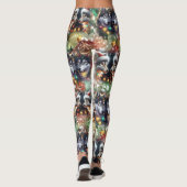 Collants Loups de Noël (Dos)