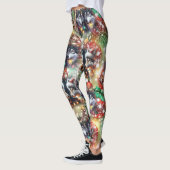 Collants Loups de Noël (Gauche)