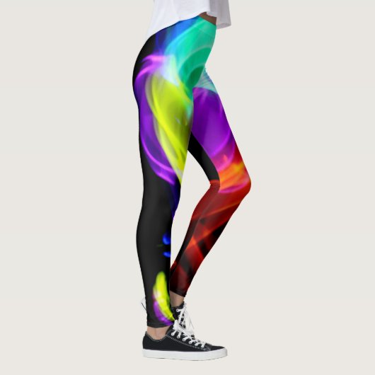 Collants lumineux d'arc-en-ciel abstrait (Droite)