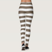 Collants marron et blanc (Dos)