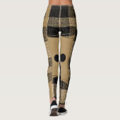 Collants Marron & Noir à Plaid (Dos)