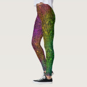 Collants Médaillon Arc-en-Ciel & Noir (Gauche)